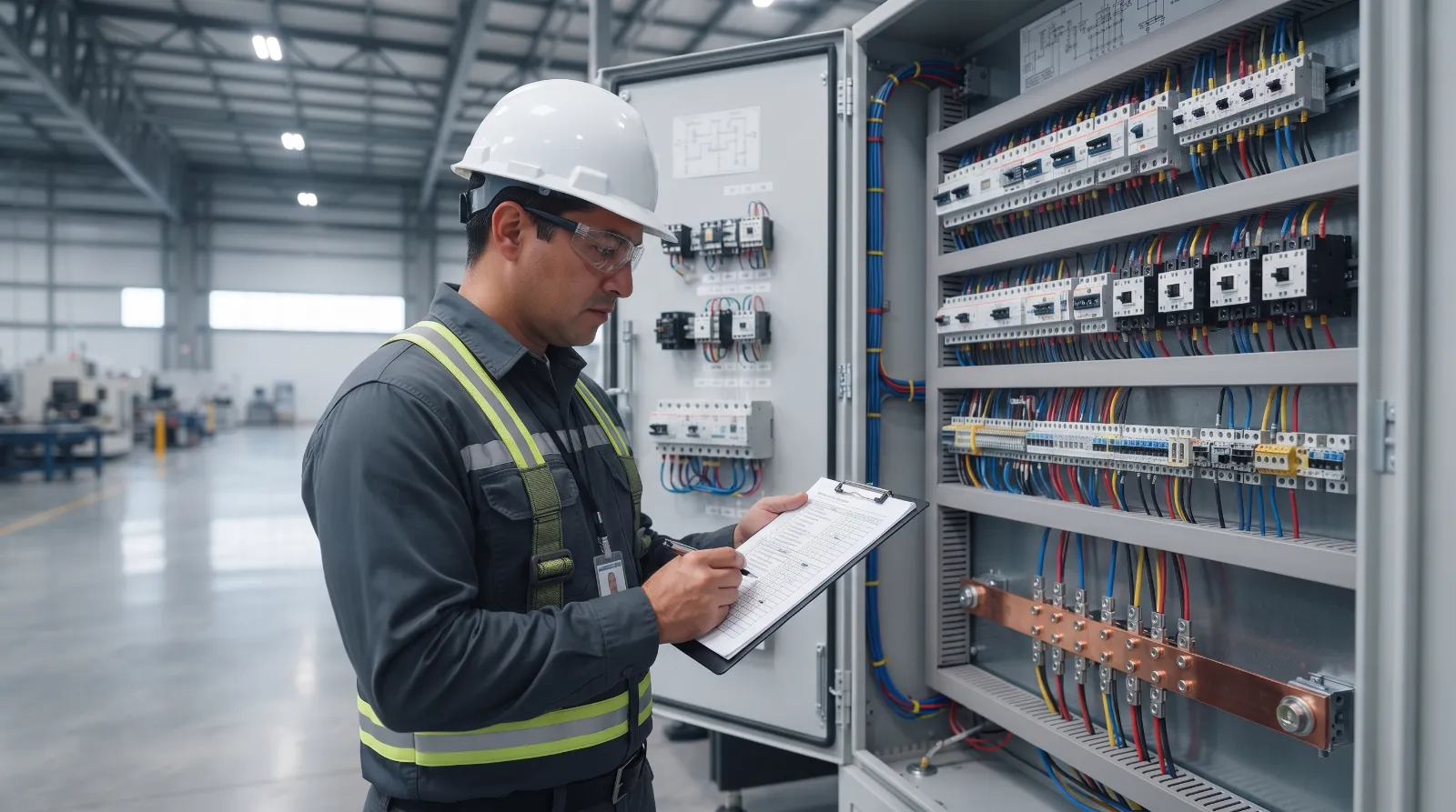 Tablero eléctrico de una nave industrial revisado conforme a la NOM-001-SEDE